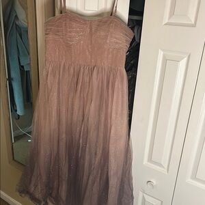 Sparkling Pink ombré Dress